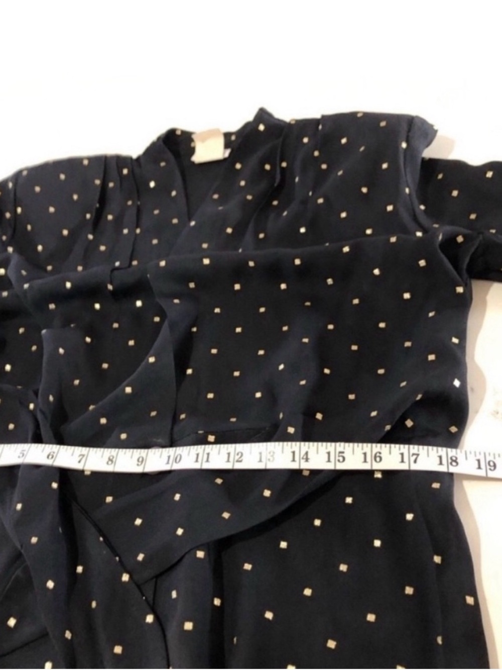 Vintage Sequel oversized jacket/blazer V-neck tie front black - Picture 13 of 16